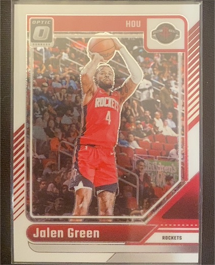 2024-25 Panini Donruss Optic #171 Jalen Green — front