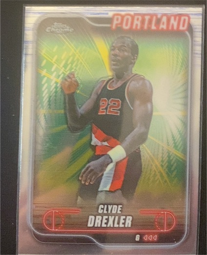 2024-25 Topps Chrome #30 Clyde Drexler — front