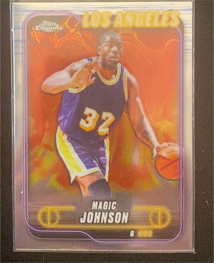 2024-25 Topps Chrome #59 Magic Johnson — front