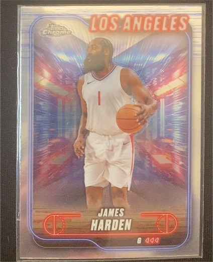 2024-25 Topps Chrome #198 James Harden — front