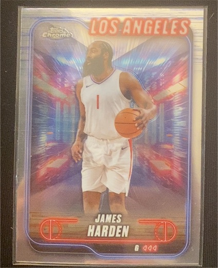 2024-25 Topps Chrome #198 James Harden — front