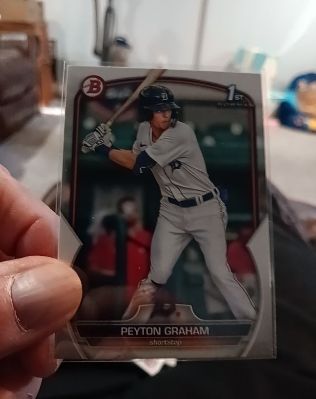2023 Bowman Chrome Prospects #BCP-57 Peyton Graham — front