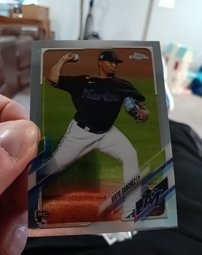 2021 Topps Chrome #193 Sixto Sanchez — front