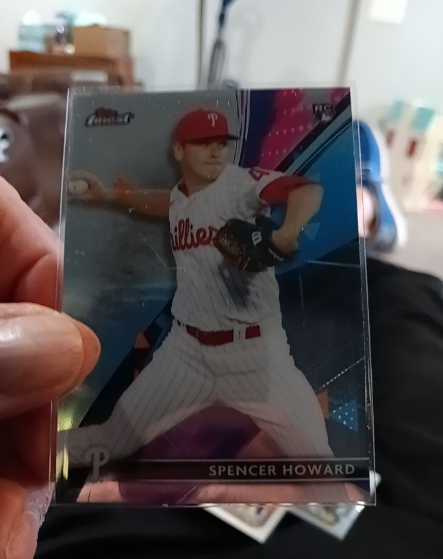 2021 Topps Finest #19 Spencer Howard Rookie Card — front