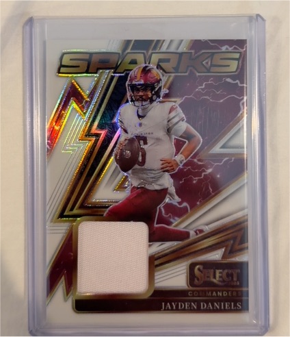 2025 Panini Select Sparks #SPK-JDA Jayden Daniels — front