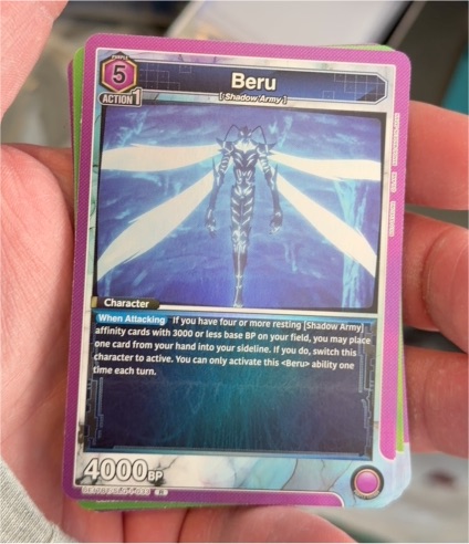 Union Arena Solo Leveling Beru SLG-1-033 — front