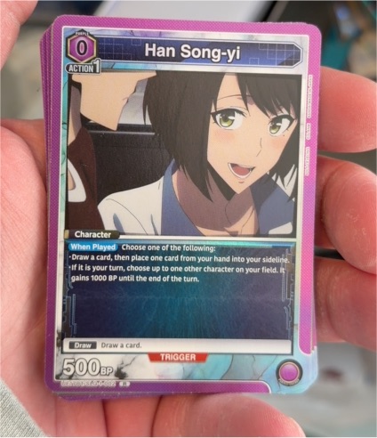 Union Arena Solo Leveling #002 Han Song-yi — front