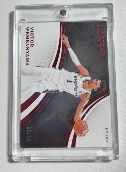 2023-24 Panini Immaculate Collection #91 Victor Wembanyama — front