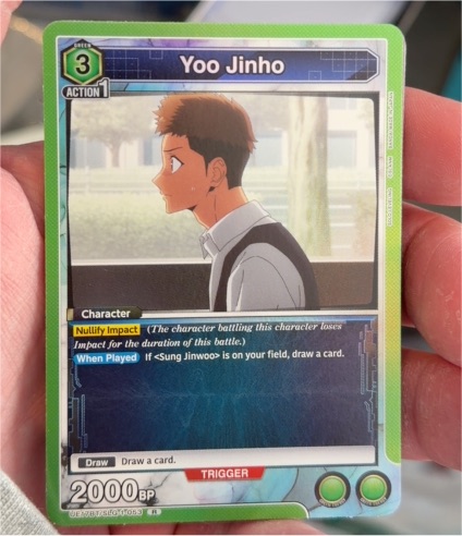 Union Arena Solo Leveling UE17BT/SLG-1-053 Yoo Jinho — front
