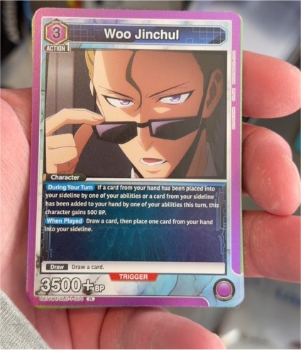 2023 Union Arena Solo Leveling #UE17BT/SLG-1-004 Woo Jinchul — front