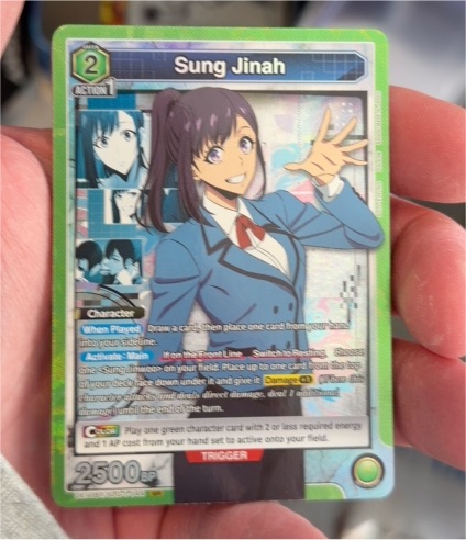 2026 Union Arena UE17BT: SOLO LEVELING #044 Sung Jinah — front