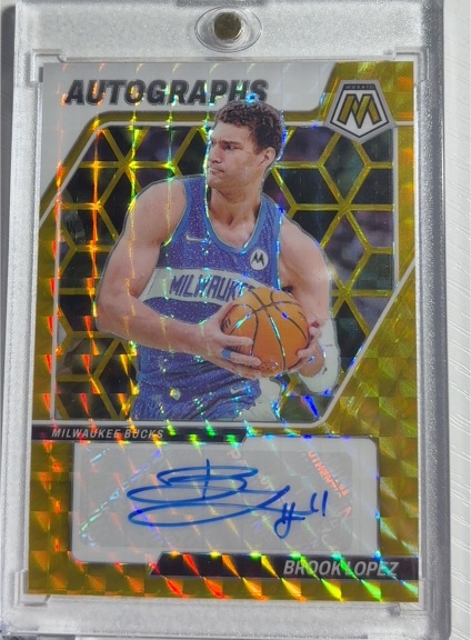 2023-24 Panini Mosaic #AM-LPZ Brook Lopez — front