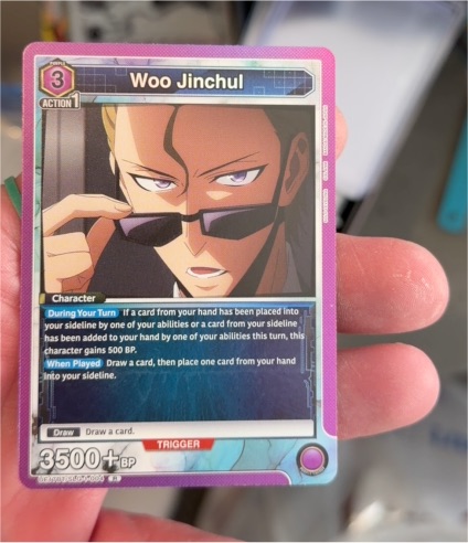 Union Arena Solo Leveling #UE17BT/SLG-1-004 Woo Jinchul — front