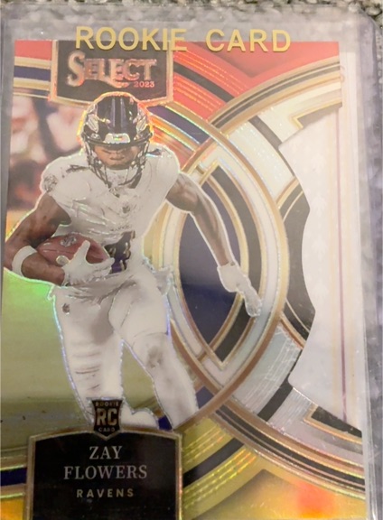 2023 Panini Select Premier #157 Zay Flowers — front