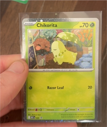 2016 Mega Evolution Perfect Order #069 Chikorita — front