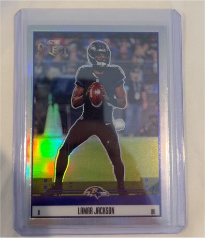2025 Panini Select #18 Lamar Jackson — front