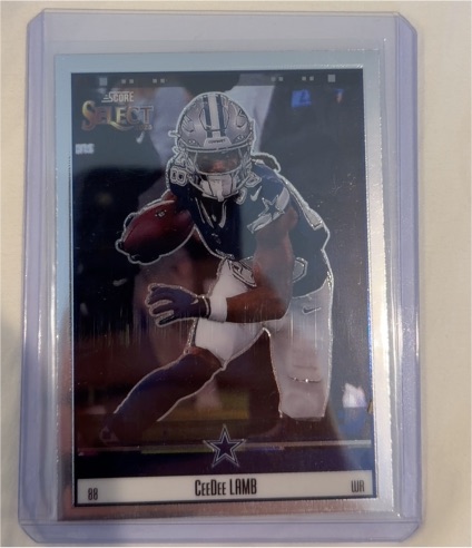 2025 Panini Select Score Select Throwback #1 CeeDee Lamb — front