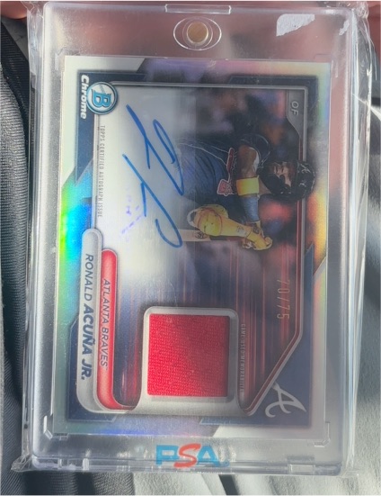 2024 Bowman Chrome #BCAR-RAJ Ronald Acuña Jr. — front