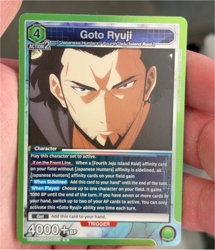 Union Arena Solo Leveling #SLG-1-073 Goto Ryuji — front