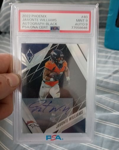 2022 Panini Phoenix #40 Javonte Williams — front