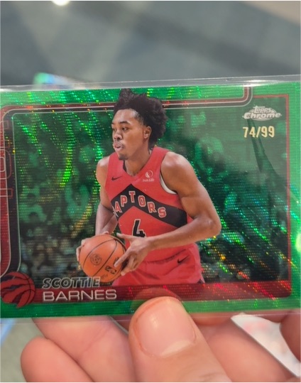 2025-26 Topps Chrome #203 Scottie Barnes — front