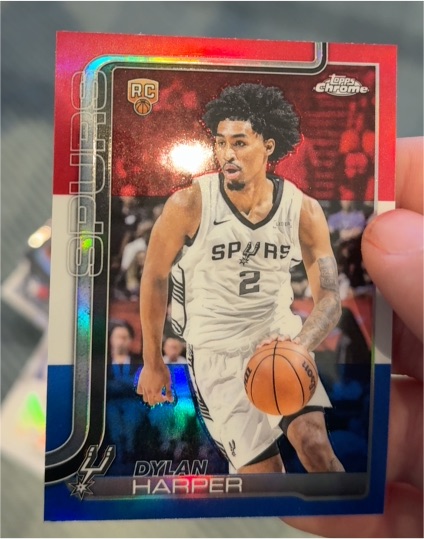 2025-26 Topps Chrome #252 Dylan Harper — front
