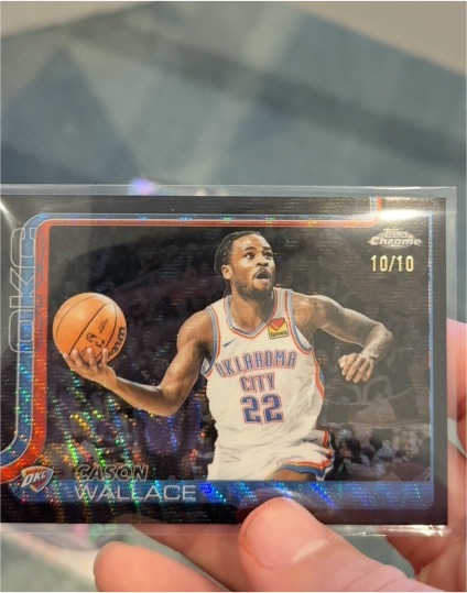 2025-26 Topps Chrome #191 Cason Wallace — front