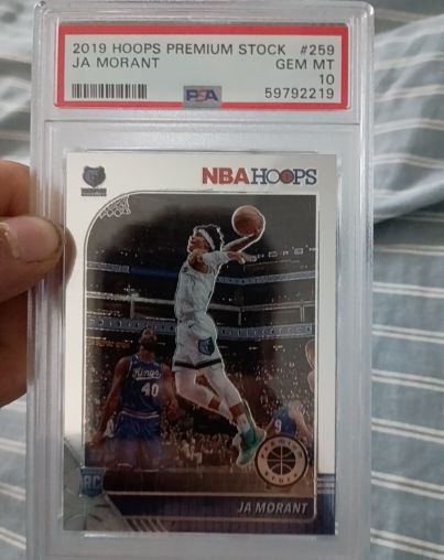 2019 Panini NBA Hoops Premium Stock #259 Ja Morant — front