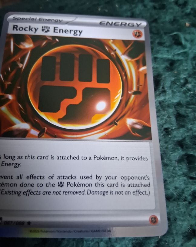 2020 Pokémon Perfect Order #087 Rocky Energy — front