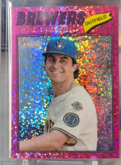 2026 Topps Heritage #195 Sal Frelick — front