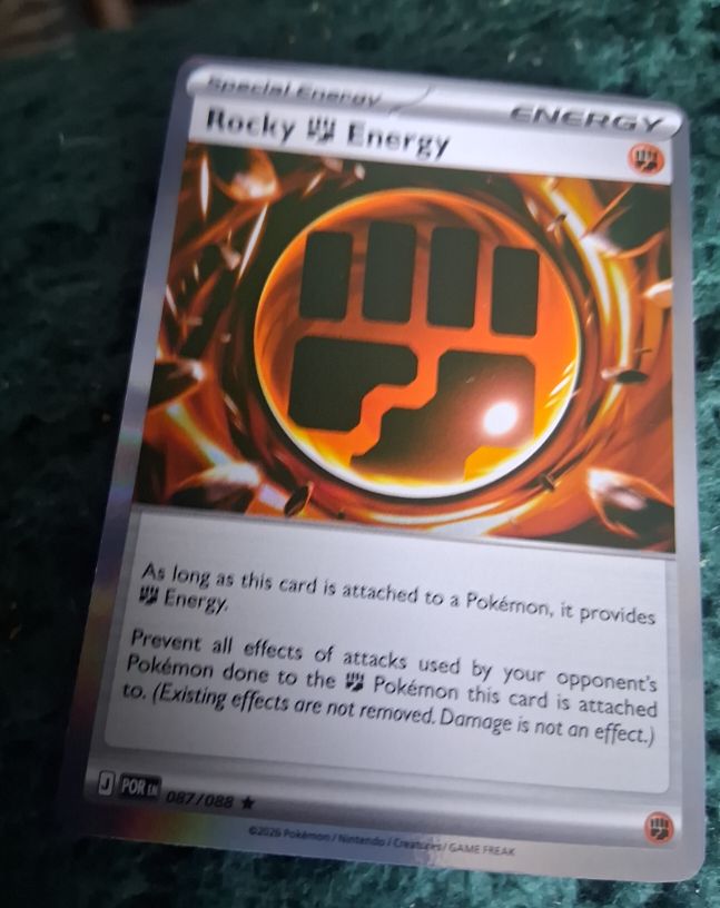 2020 Pokémon Perfect Order #087 Rocky Energy — front
