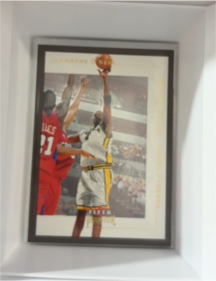 1996 Fleer #B10 Reggie Miller — front