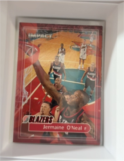 1999-00 SkyBox Impact #43 Jermaine O'Neal — front