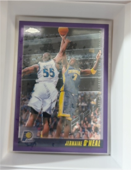 2000-01 Topps Chrome #99 Jermaine O'Neal — front