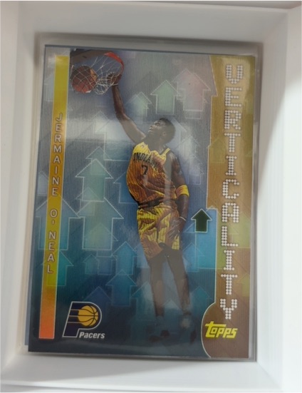 2002-03 Topps Verticality #V15 Jermaine O'Neal — front
