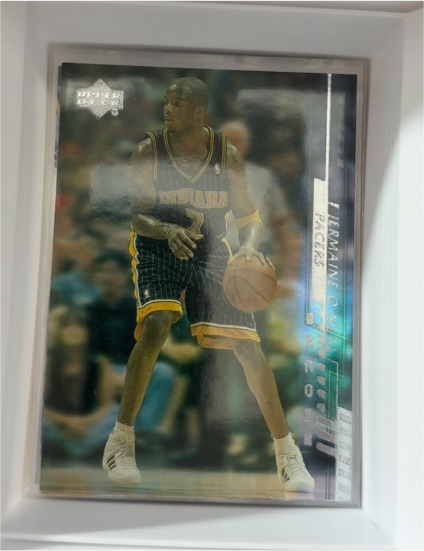 2000-01 Upper Deck #65 Jermain O'Neal — front