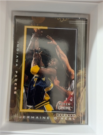 2001-02 Fleer Genuine #50 Jermaine O'Neal — front