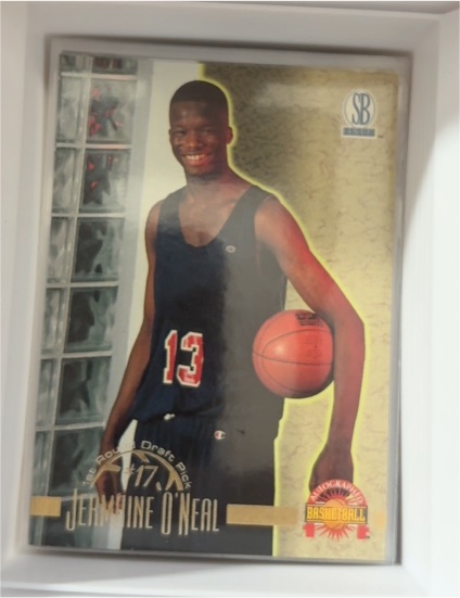 1996-97 Score Board #19 Jermaine O'Neal — front