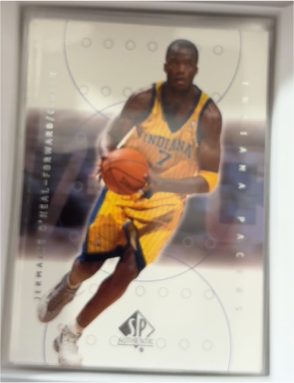 2000-01 Upper Deck SP Authentic #32 Jermaine O'Neal — front