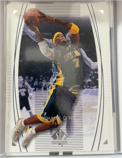 2003-04 SP Authentic #29 Jermaine O'Neal — front