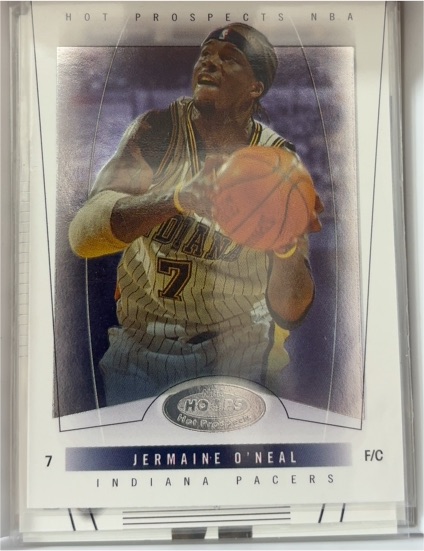 2004 Fleer Hot Prospects #20 Jermaine O'Neal — front