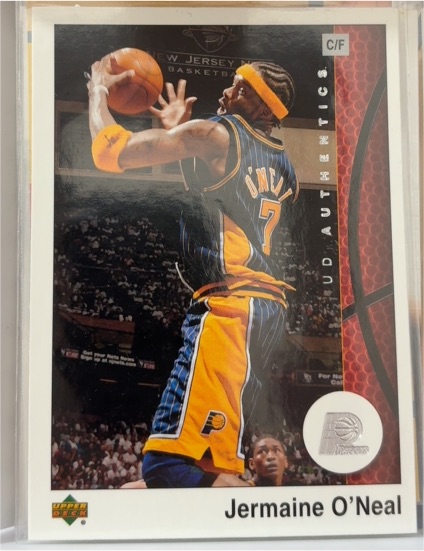 2002-03 Upper Deck UD Authentics #31 Jermaine O'Neal — front