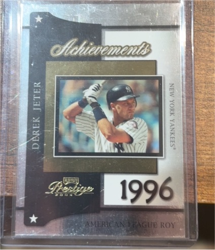 2004 Donruss Playoff Prestige Achievements #A-7 Derek Jeter — front