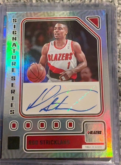 2023-24 Donruss Signature Series #SS-PTB Rod Strickland — front