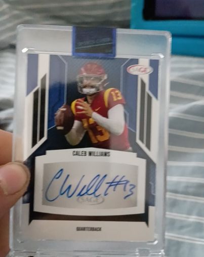 2022 Leaf Draft #BA-CW2 Caleb Williams — front