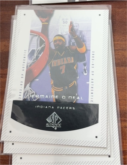 2002-03 Upper Deck SP Authentic #30 Jermaine O'Neal — front