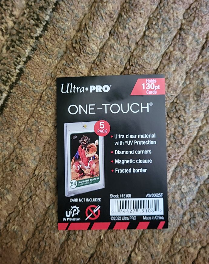 Ultra PRO One-Touch 130pt Card Holder 5 Pack — front