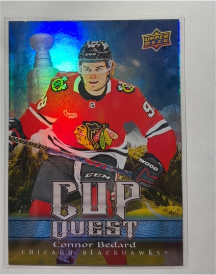 2025-26 Upper Deck Series 1 Cup Quest #CQ-12 Connor Bedard — front