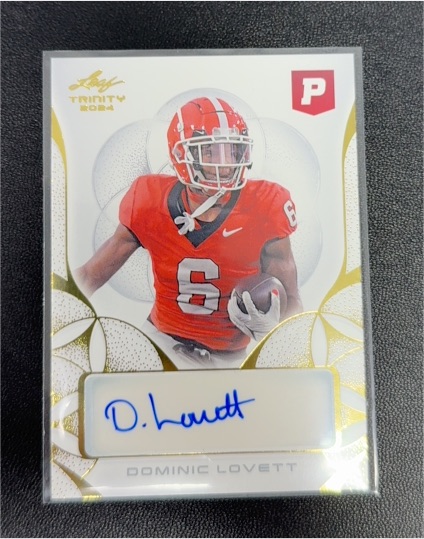 2024 Leaf Trinity #BA-DL1 Dominic Lovett — front