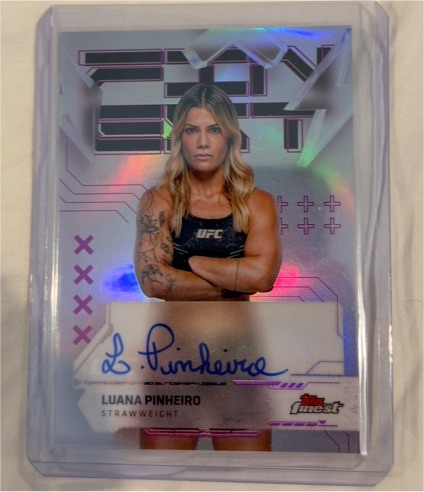 2025 Topps Finest UFC #FA-LP Luana Pinheiro — front